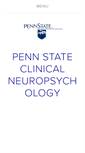 Mobile Screenshot of neuropsychologypsu.com